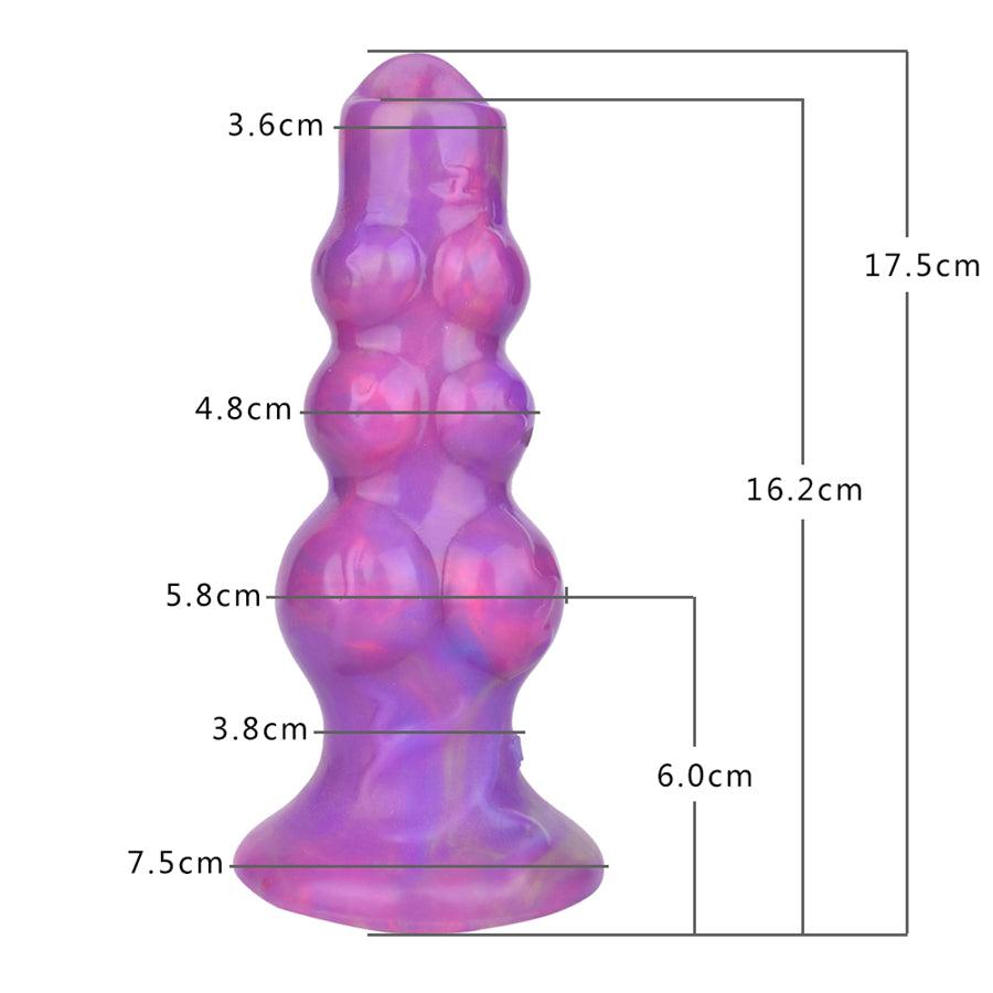 Tuberous Silicone Egg Laying Dildo