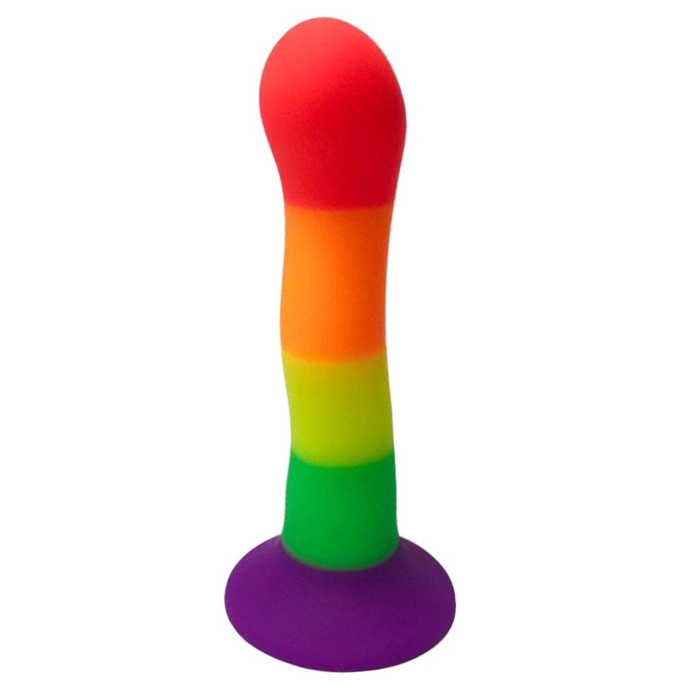 Rainbow Strap On P-spot Anal Dildo