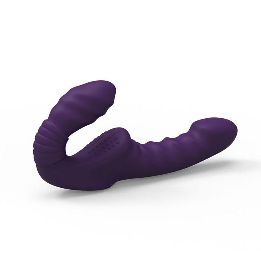 Remote Control Vibrating Strapless Dildo Couples