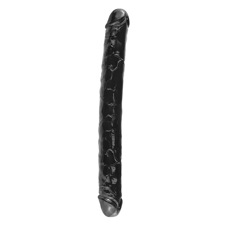 Black Double Head 18 inch Dildo