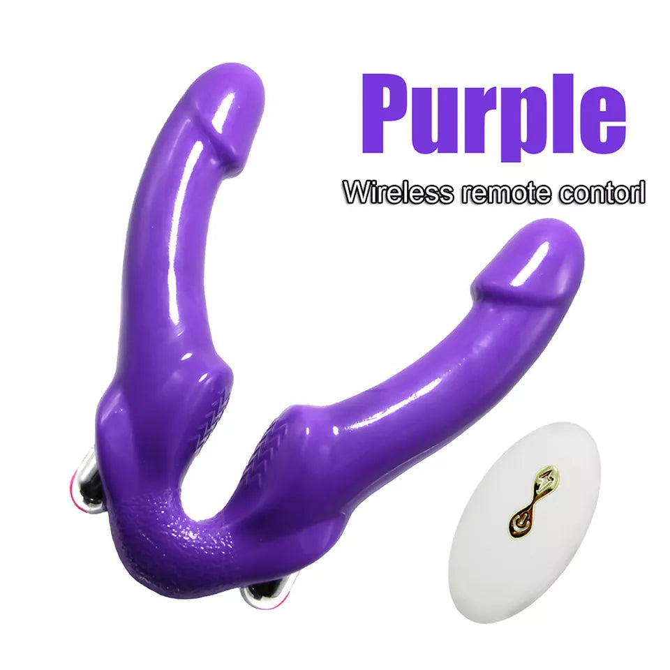 Vibrating Couple Double Headed Dildo