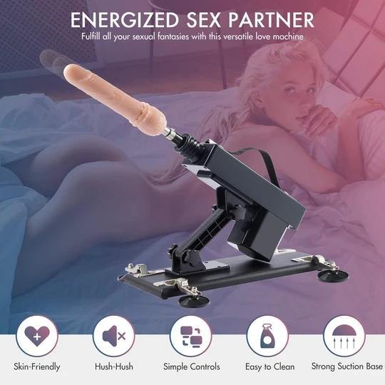 Automatic Sex Machine with 2 Dildo