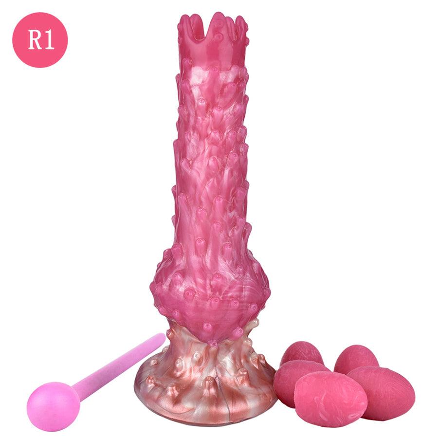 Pink Alien Manual Ovulation Device Dildo