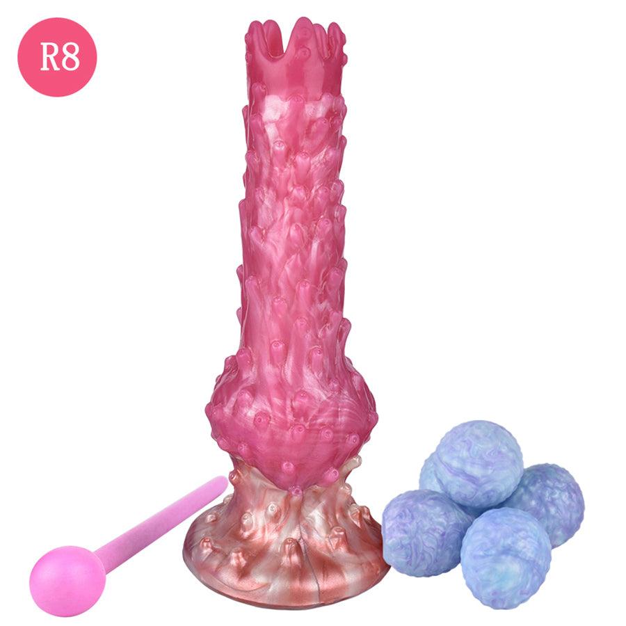 Pink Alien Manual Ovulation Device Dildo