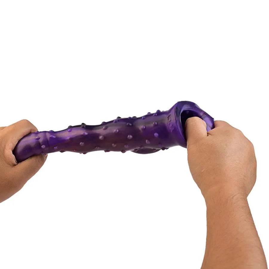6 Inch Spiky Purple Monster Penis Sleeve