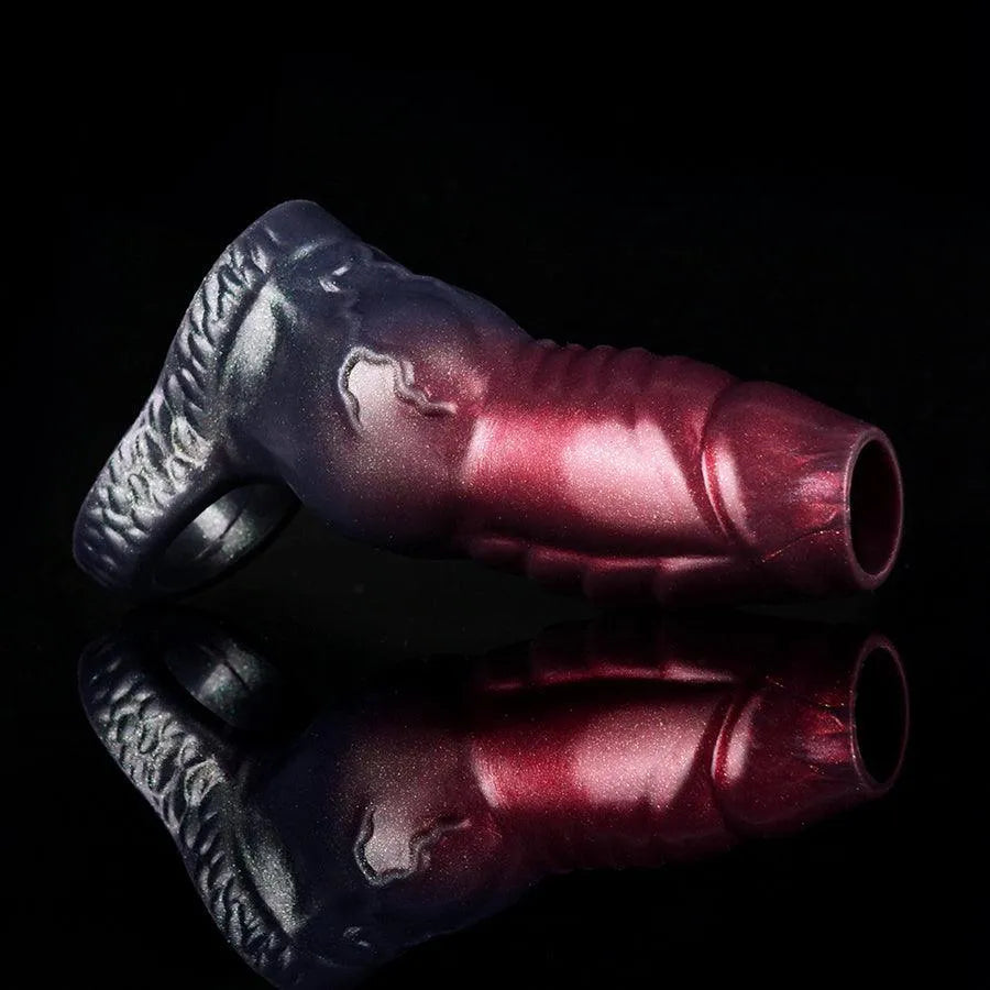 Open Ended Soft Dog Cock Penis Sleeve
