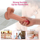 Load image into Gallery viewer, Dual Density Silicone Suction Cup Realistic Dildo