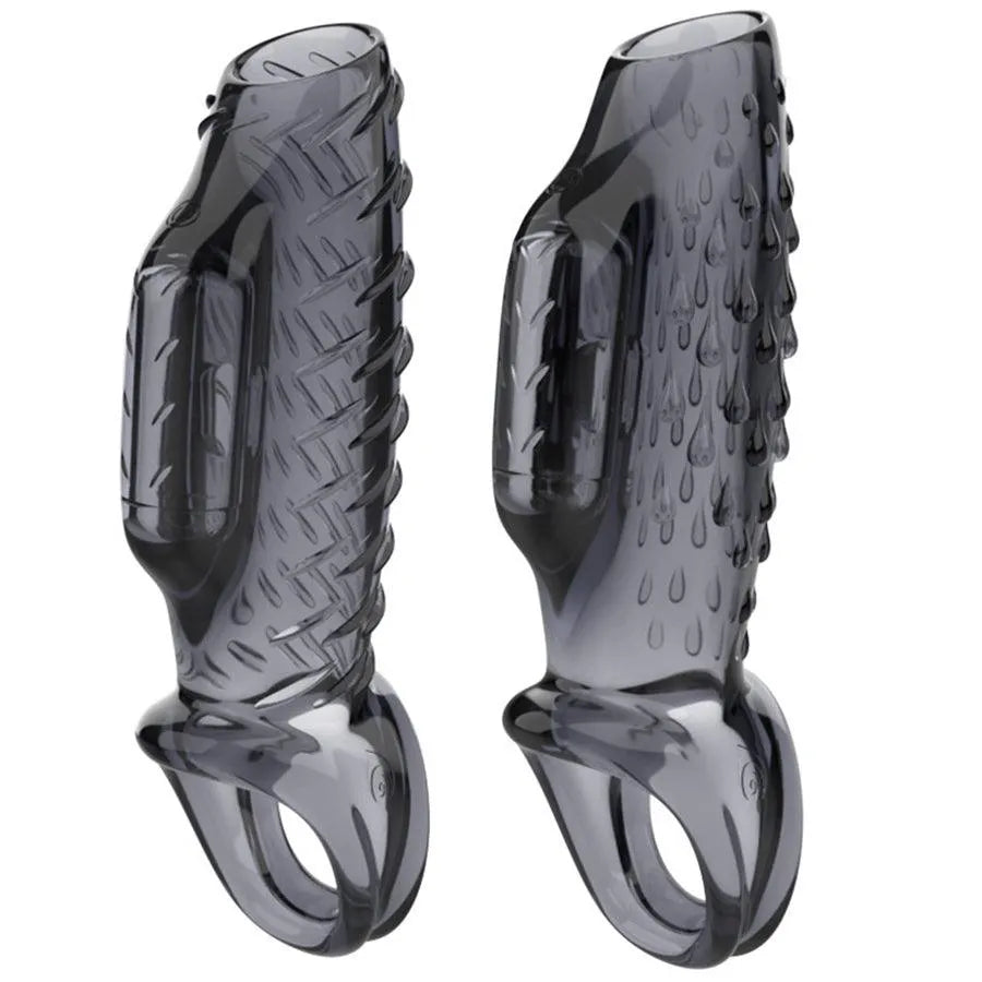 Texture Opening Male Vibrating Penis Sleeve
