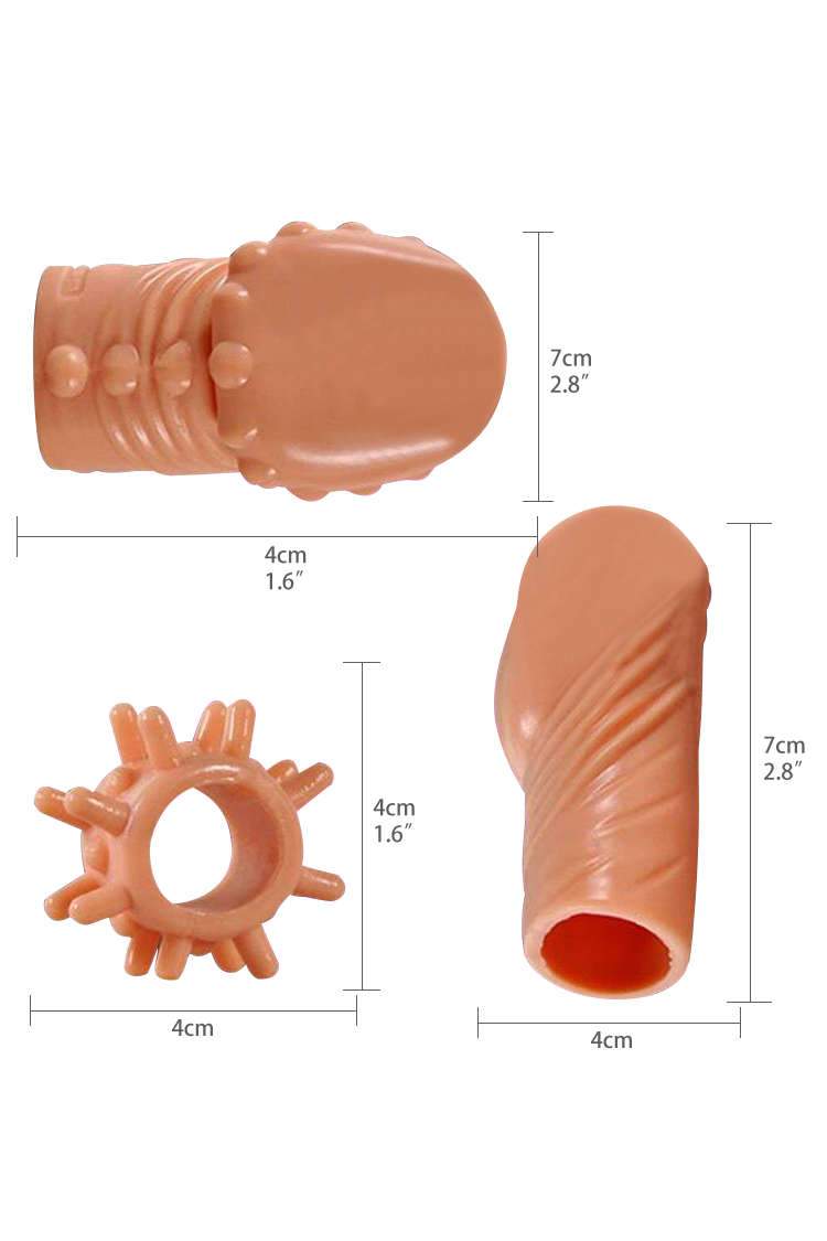 Penis Ring Cock Sheath Glans Endurance Sleeve