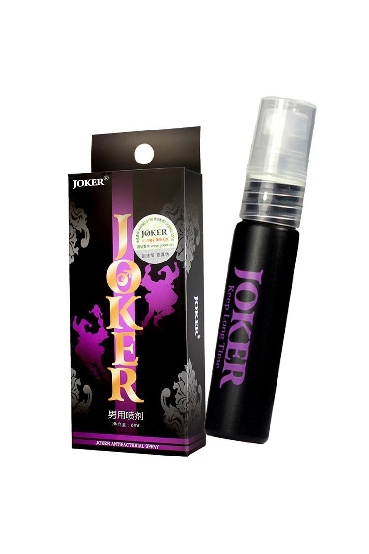 Joker Herbal Desensitize Penis Delay Spray Sexual Time Climax Control 8Ml