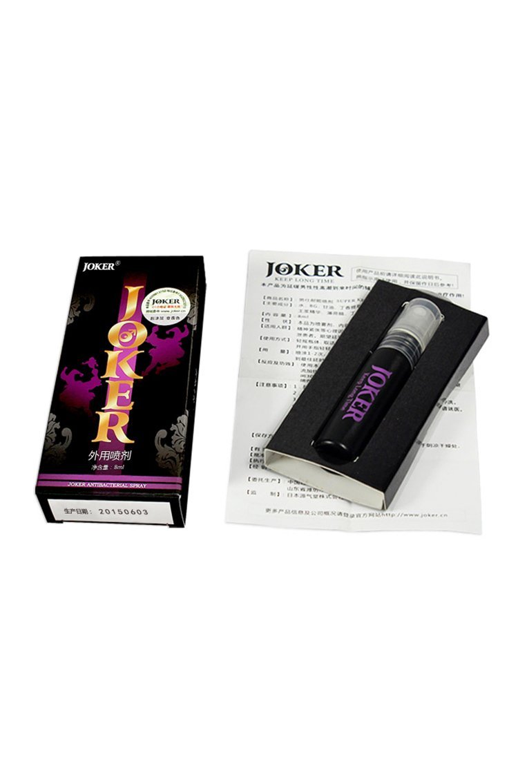 Joker Herbal Desensitize Penis Delay Spray Sexual Time Climax Control 8Ml