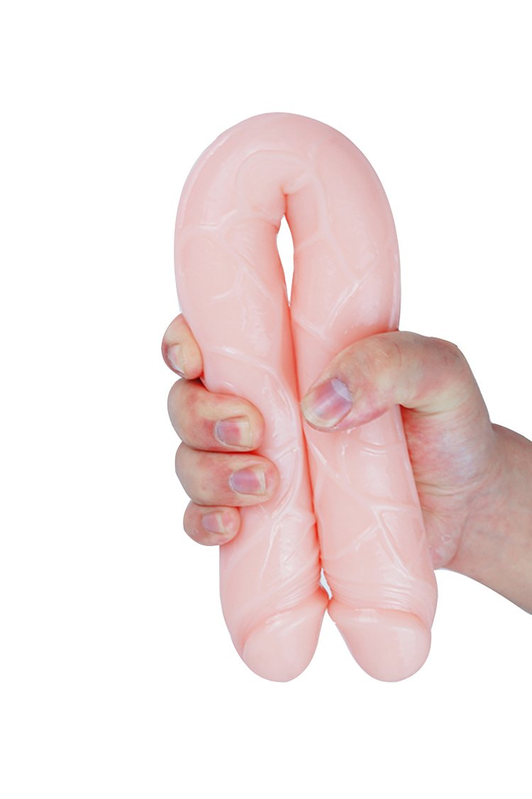 Double-Ended Super Jelly Tpe Realistic Dildo