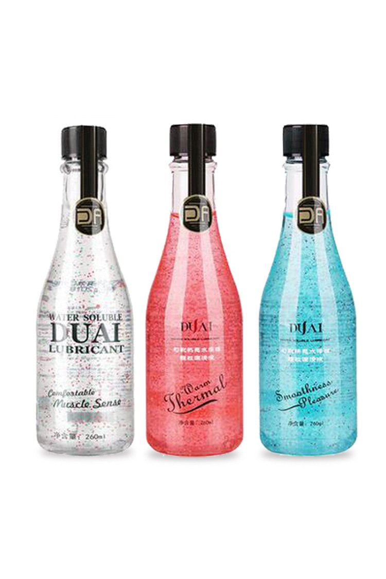 Duai Micro Particle Water-Soluble Sexual Personal Lubricant 3 Style 8.79Oz Water-Based