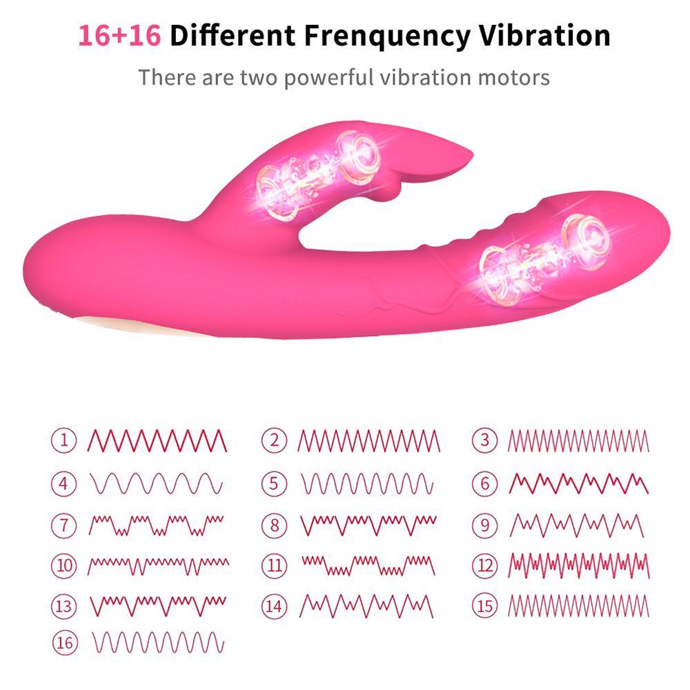 G-Spot Rabbit Vibrator Penis And Raised Surface Design