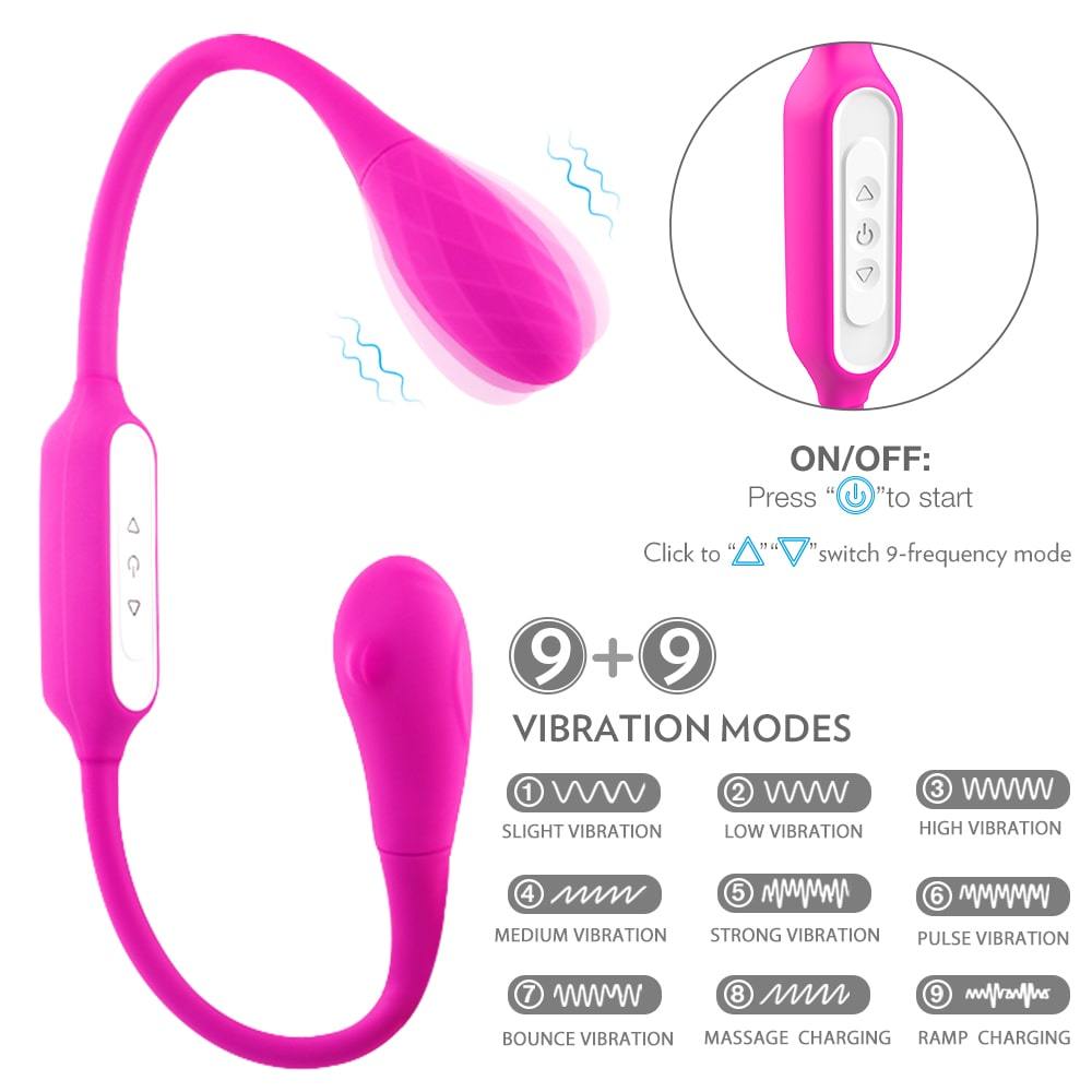 Double Use Motor Design Double-Ended Dildos Rechargeable Dildo Vibrator