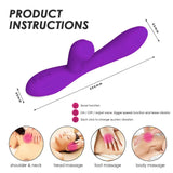 Load image into Gallery viewer, Flicking Rabbit G-Spot Dildo Vibrator With Suction