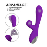 Load image into Gallery viewer, Flicking Rabbit G-Spot Dildo Vibrator With Suction