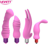 Load image into Gallery viewer, 16 Speeds Bullet Vibrators For Women With Silicone Cover Finger G-Spot Clitoris Stimulator Vibrating