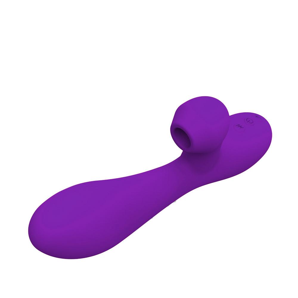 Flicking Rabbit G-Spot Dildo Vibrator With Suction