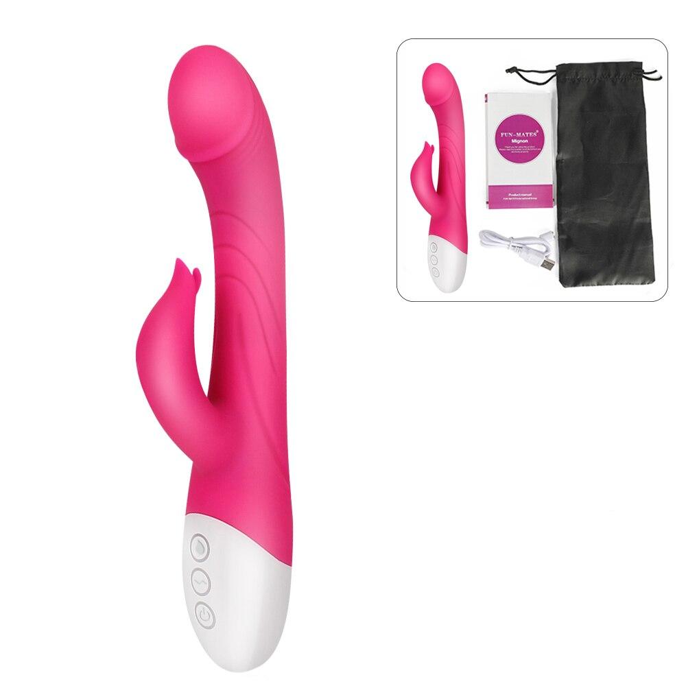 Rabbit Vibrators For Women Dildos Erotic Sex Toys Femme Clitoris Stimulate Magic Vagina G Spot Wand