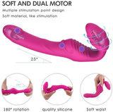 Load image into Gallery viewer, Remote Control Vibrating Strapless Strap On Silicone Dildo Vibrator