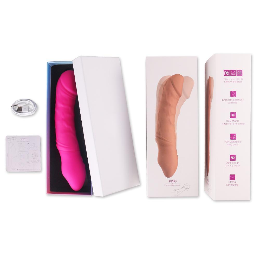 Realistic Vibrator Squeezable Waterproof