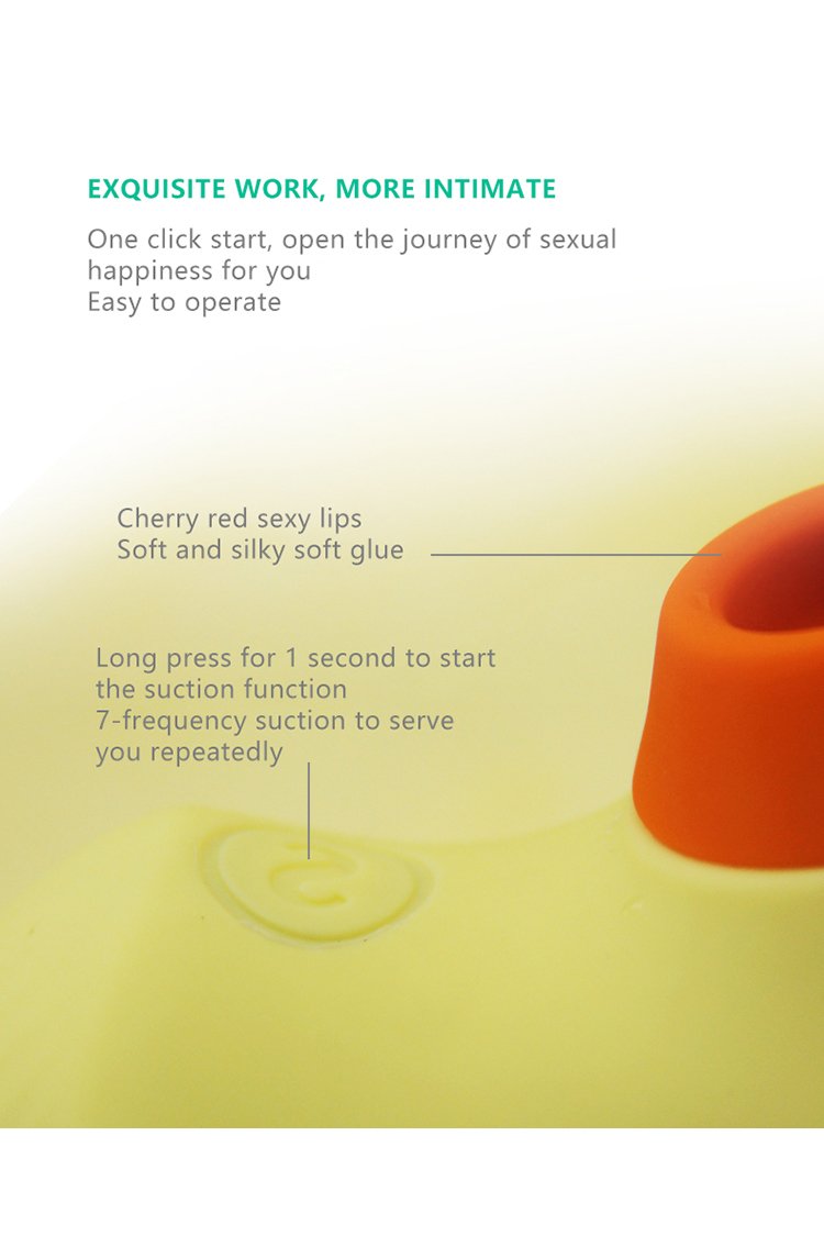 Sucking Duck Vibrating Sucker Oral Sex Suction Clitoris Stimulator Erotic Toy Vibrator