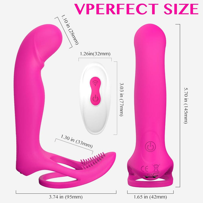 Couple Vibrator Penis Ring Stick For Many Uses